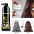 No-Stain Hair Dye Shampoo for Men & Women, No-Stain on Skin & Scalp, Natural Ingredients, Ammonia & Parabens-Free, Up to 100% Gray Coverage, Easy ...