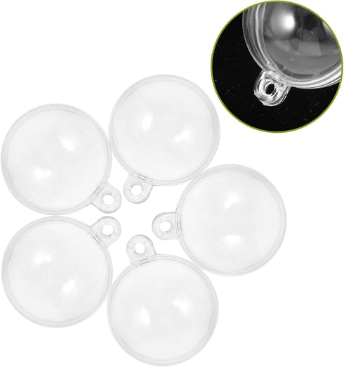 10pcs Fish Float Home Decor Fish Decorations Party Supplies Aquarium Decorations Aquarium Float Balls Fillable Ball Clear Plastic Ornaments Balls ...