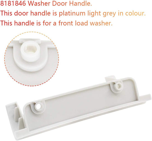 MAYITOP 8181846 Washer Door Handle for Duet Kenmore Whirlpool