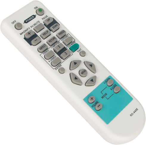 RD-445E New Replacement Remote Control fit for NEC Projector NP510WS NP52 NP60 NP600 NP600S NP61 NP610 NP610S VT700 LT25 LT30 LT35 NP300 NP305 NP3...