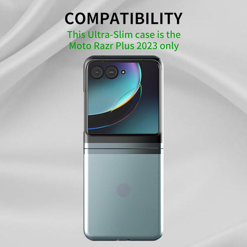 for Moto Razr Plus 2023 Case for Motorola Razr Plus Case Slim Lightweight Hard PC Shook Proof Protective Phone Case for Motorola Razr Plus 2023 Re...