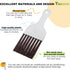 3PCS Steel Air Conditioner Fin Comb, 3 PCS Air Condenser Evaporator Cleaning Brush, Coil Whisk Brush, Improving Air Conditioning Operation and Enj...