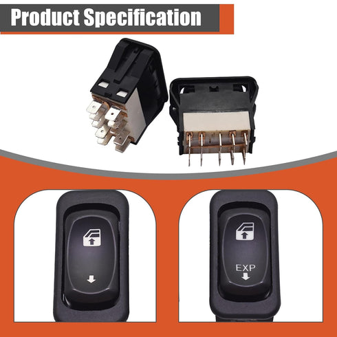 labwork Left Driver and Right Passenger Side Window Control Switch Replacement for Columbia Century 2001-2011 A0630769027 A0630769008...