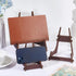 AHANDMAKER 6 Packs Display Stand 3 Styles Decorative Wooden Plate Holder Wooden Picture Frame Stand Easels Tabletop Art Holder Book Dish Stand...