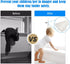10 Pcs White Sliding Door Lock, Maveek Child Safety Lock for Slide Glass Door Patio Door Window Security Bar, Keyless Jammer Stopper Baby Proofing...
