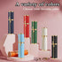5ml Mini Portable Refillable Perfume Spray Bottle,with Bottom Filling Design, Genuine Leather Shell, Nanoscale Sprinkler, Great Companion for Trav...