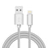 MFi Certified Metal Charger Cable 3.3FT Stainless Steel Braided Fast Charging USB Cable High Speed Connector Data Sync Compatible with iPhone/iPad...