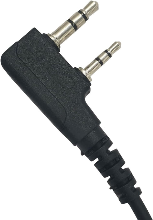 2-Way Radio Earpiece D Shape Loop Ring Ear Piece Headset for Baofeng uv5r uv 5r uv-5r for Retevis rt21 rt22 for Sancom for Kenwood 2 Pin Walkie Ta...