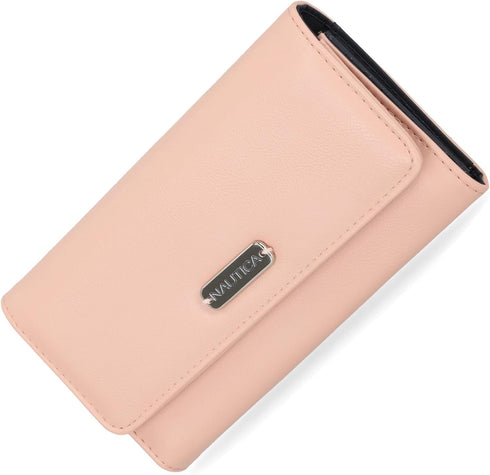 Nautica Money Manager RFID Slim and Small Wallet for Women - Credit Card Holder with Coin Purse and Zipper Wallet, Women's Clutch Organizer...