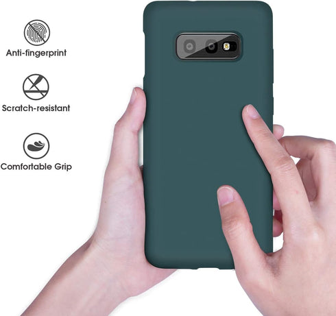 ABITKU Galaxy S10e Case Silicone, Slim Liquid Gel Rubber Shockproof Cover Soft Microfiber Cloth Lining Cushion Compatible with Samsung Galaxy S10e...