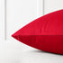 Mixhug Set of 2 Cozy Velvet Square Decorative Throw Pillow Covers for Couch and Bed, Red, 18 x 18 Inches...