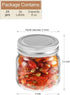 TANGLONG Mason Jars 8 oz Set of 24, Small Glass Jars with Lids For Spice, Jelly, Jam, Honey, Pickles, Wedding Shower Favors...