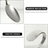Hemoton 6pcs Bent Spoon Curved Handle Spoons Stainless Steel Salad Spoon Serving Spoons Canape Spoons Multipurpose Spoon Buffet Spoons (Silver)...