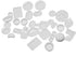 1 12 Scale Doll House 34Pcs Plates Set Miniature Plate Multistyle Tableware Dish Kitchen Accessory Dollhouse Toy Dining Table Furnitures Decoratio...