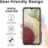 Folmeikat Samsung Galaxy A12 Phone Case, Clear Transparent Reinforced Corners TPU Shock-Absorption Flexible Cell Phone Cover for Samsung A12 6.5"(...
