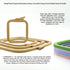 Nurge Beige Large (No:4) Plastic Square Embroidery Hoop, Cross Stitch Hoops, Punch Needle Hoop , DIY Craft Sewing,ABS Plastic Embroidery Hoops...