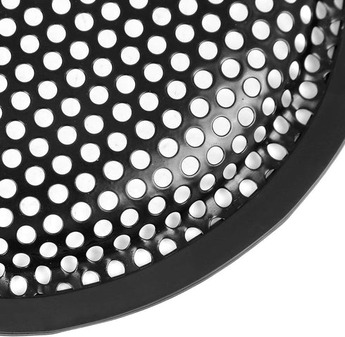 X AUTOHAUX 8 Inch Car Audio Speaker Sub Woofer Subwoofer Metal Black Waffle Grill Cover Protector Universal...
