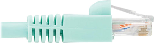 Tripp Lite Cat6a 10G Ethernet Cable, Snagless Molded UTP Network Patch Cable (RJ45 M/M), Aqua, 5 Feet / 1.5 Meters, Manufacturer's Warranty (N261-...