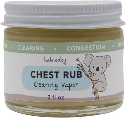 Chest Rub – Soothing Natural Chest Rub Balm with Eucalyptus and Lavender – Petroleum Free – Vegan - Safe and Effective (Glass Jar, 2 oz)...