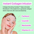 Plumping Face Masks (10-Pack) Korean Skincare Infused with Collagen, Snow Jelly, Panthenol, Niacinamide & Ceramide - Volumizing Solution for Fulle...