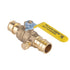 Hausen 3/4-inch PEX Standard Port Brass Ball Valve with Drain, 1-Pack...
