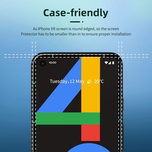 NEW'C [3 Pack Designed for Google pixel 4a 4G Screen Protector Tempered Glass, Case Friendly Anti Scratch Bubble Free Ultra Resistant......