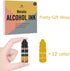 Metallic Alcohol Ink Set - 12 Metal Color Alcohol-Based Inks for Epoxy Resin Art, Painting - Concentrated Shimmer Alcohol Paint Color Dye for Resi...