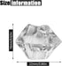 Fake Crushed Ice Cubes, Vase Fillers, 150 pcs 16*22 mm Fake crushed Ice Cubes Artificial Acrylic Crystal Rocks Diamonds for Vase Fillers, Party Fa...