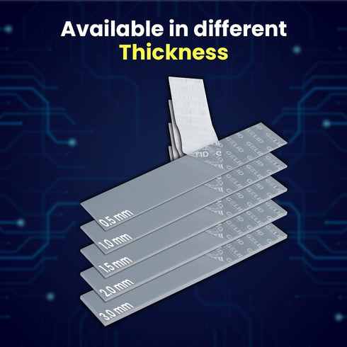 Gelid Solutions GP-Extreme 12W-Thermal Pad 120x20x0.5 (2pcs) Excellent Heat Conduction, Ideal Gap Filler. Easy Installation 120x20x0.5 (2pcs)...