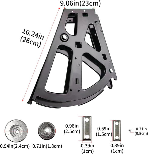 2Pcs of Double Layer Cold Rolled Steel Shoe Cabinet Drawer Hinges Concealed Flip Shelf Hardware Replacement Accessories Suitable for Shoe Racks Sh...