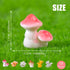 Miniature Resin Mushroom,Micro Landscape House DIY Garden Cute Mushrooms,Mushroom Sculpture for Fairy Garden Fish Tank Outdoor Landscape Decoratio...