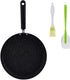 Nonstick Crepe Pan, 11 Inch Griddle Pan with Scraper & Oil Brush, Griddle Pancake Pan Tortilla Pan, for Cooking Eggs, Frying, Grill, Omelettes, Ea...