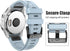ANCOOL for Fenix 5S/6S/7S Watch Band 20mm Soft Silicone Watch Bands For Fenix 5S Plus/6S Pro/7S Pro Band(Foam Blue)...