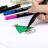ZEYAR Permanent Markers Fabric Art Pens, Great on Bags, Shoes, T-shirts & Other Fabric Paint Materials - Child Safe & Non-Toxic For Washable Art a...
