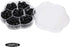 Mushroom Domed Black 184pcs DIY Plastic Eyes, Buttons, Artificial Animal Sewing Buttons for Art Toys Art Craft Craft Supplies...