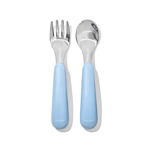 OXO Tot On-The-Go Fork and Spoon Set - Dusk...