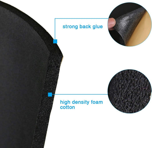 uxcell 197mil 6.46sqft Car Truck Cell Foam 5mm Sound Proofing Insulation Noise Control Deadener Mat 40"x24" for Hood...