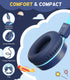 Kids Headphones, Upgrade USB Type C Kids Headphones for School, 94dB Volume Limit Wired On-Ear Headset for Kids/Toddlers/Children/Teens/Boys/Girls...