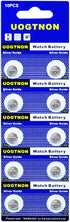 393 SR754W(SR754SW) 1.55V Silver Oxide Watch Battery (10 Pack)...