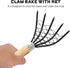 Yardwe 2pcs Rake with Mesh Net, 10 Inch Garden Rake Rake, Clamming Claws Shell Clam Digger Seafood Tool Garden Tools...