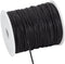 PH PandaHall 100 Yards 1.5mm Waxed Cotton Cord Black Waxed Thread Beading String for Bracelet Necklace Waist Beads Making Crafting Beading Macrame...