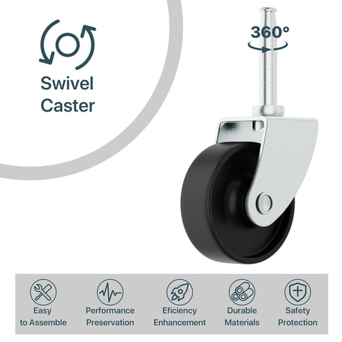 12293 Replacement Wet Dry vacuums Caster wheel Compatible with for Ridgid DeWALT Craftsman,Shop Vac Casters Replacement Parts...