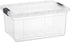 Superio Clear Plastic Storage Bin with Lid, 11 Qt, Non-Toxic, BPA Free, Odor Free, Organizer Storage Box, Stackable Plastic Tote for Home, Garage,...