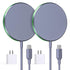 2 Pack Magnetic Wireless Charger 15W Apple Mag-Safe Charger with 20W Adapter for iPhone 15/14/13/12 Pro/Max/Plus/Mini and AirPods 3/2/Pro 2/Pro Ma...