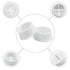 12Pcs 1 Inch Rubber Desk Grommet, Flexible Wire Cord Grommets, Silicone Cable Hole Cover for Office Desk Table Furniture Wall Organizer (White)...