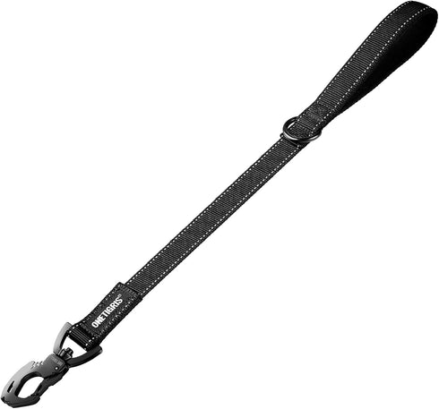 OneTigris BOLT Short Traffic Dog Leash for Small Medium Large Dogs(Black,M)...