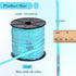 PH PandaHall 100 Yards Light Blue Sequin Trim 6mm Wide Flat Sequin Strip Spangle Sequins Paillette Trim Spool String Sequins Ribbon Shiny Trims fo...