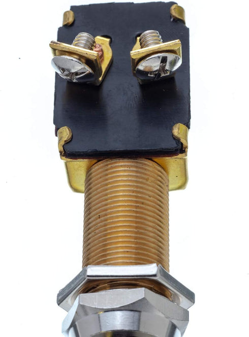Seachoice 2-Position Push Button Starter/Horn Switch,Silver...