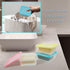 Soap Holder Container for Dr. Squatch Natural Bar Soap, Square Travel Soap Container with Lid Leakproof Soap Case Box Bathroom Soap Dishes for Cam...