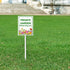 (8x12) IN Private Garden Please Keep Out Yard Sign With Metal Stake For Garden Grass Farm Decor Lawn Sign Stand Tin Keep Out Sign Outdoor Decorati...
